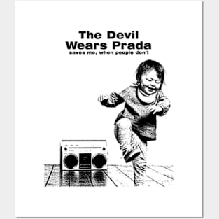 The Devil Wears Prada Saves Me // pencil sketch Posters and Art